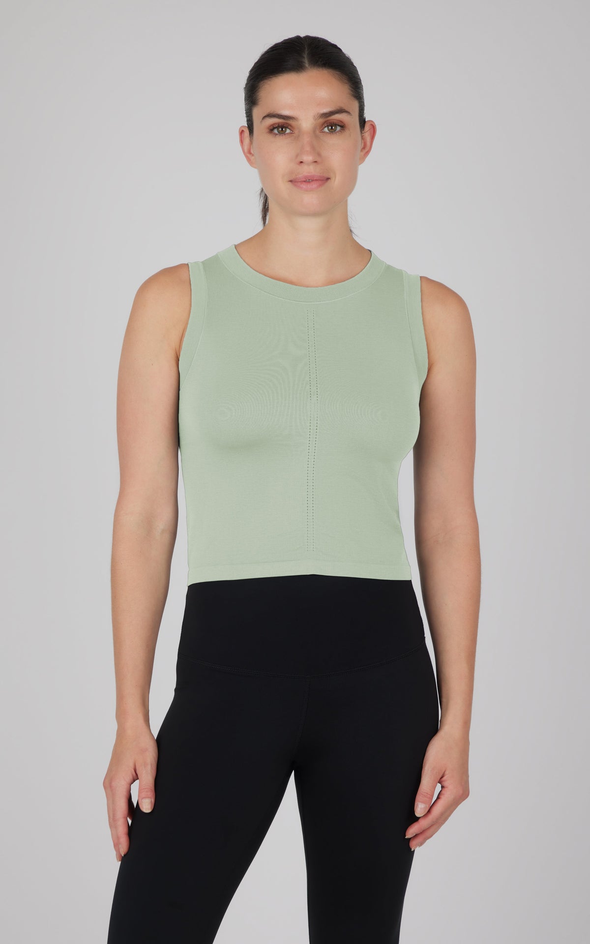 90 Degree by Reflex Seamless Slim Fit High Neck Tank