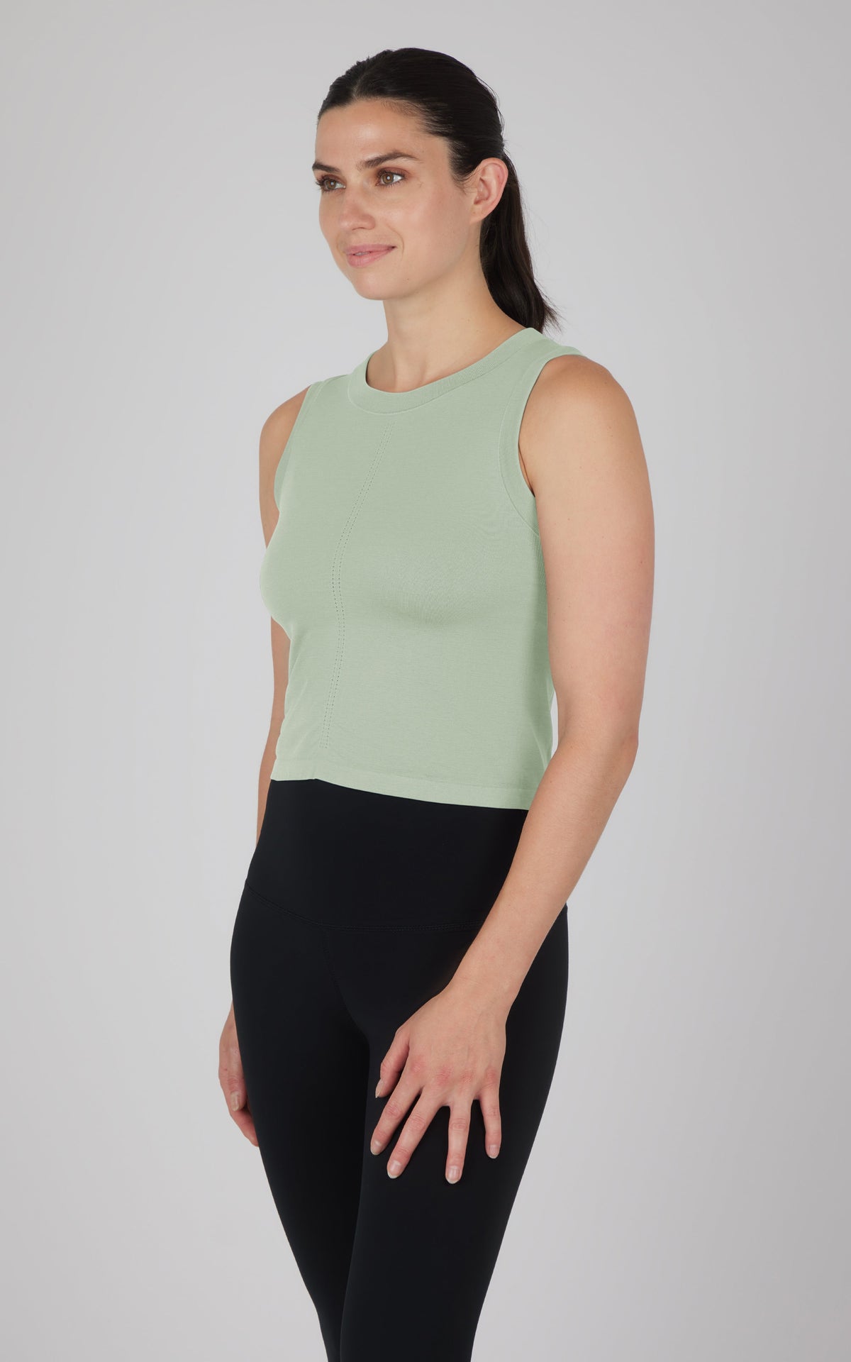 90 Degree by Reflex Seamless Slim Fit High Neck Tank