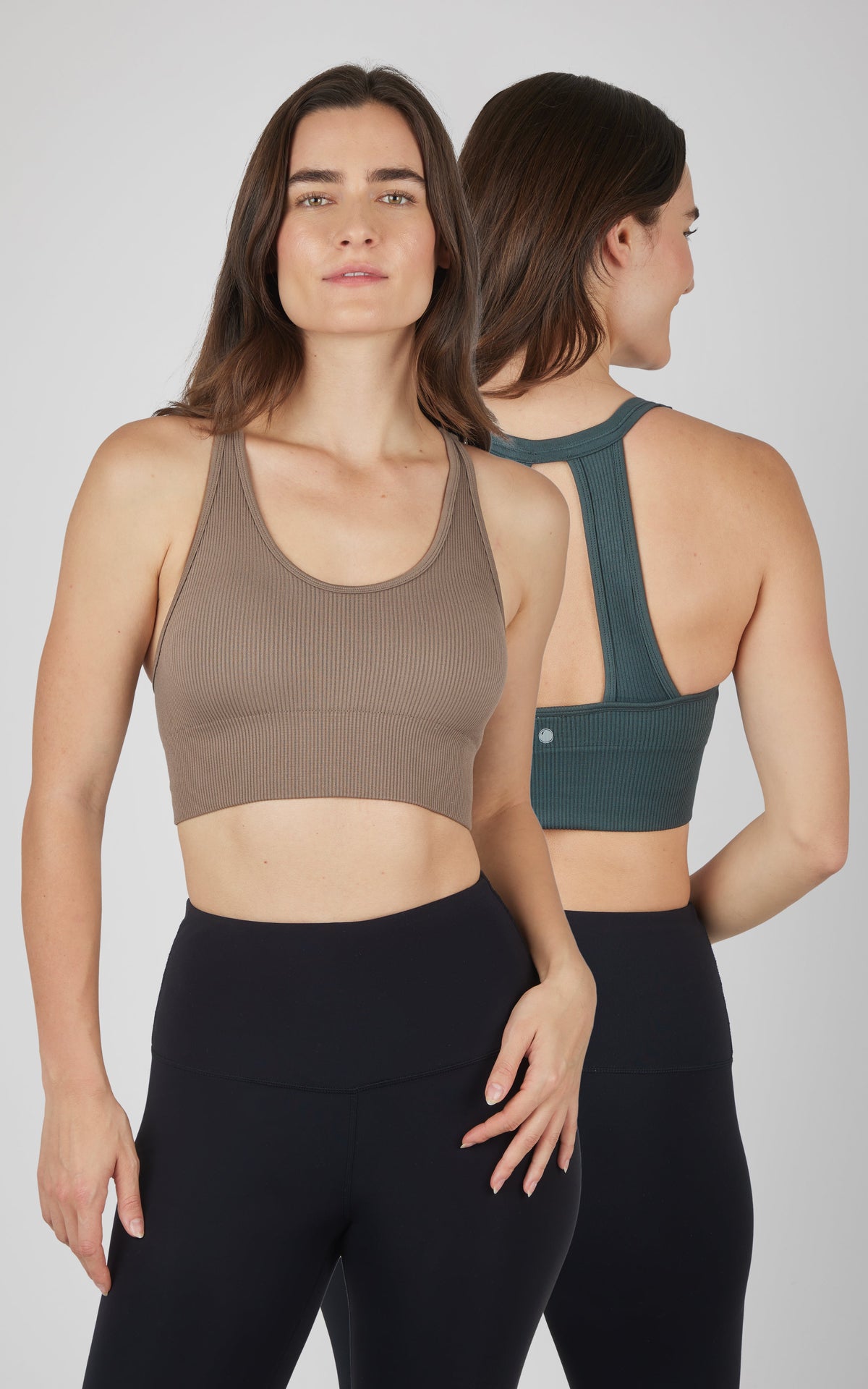 90 Degree by Reflex 2 PK Ribbed Bralette