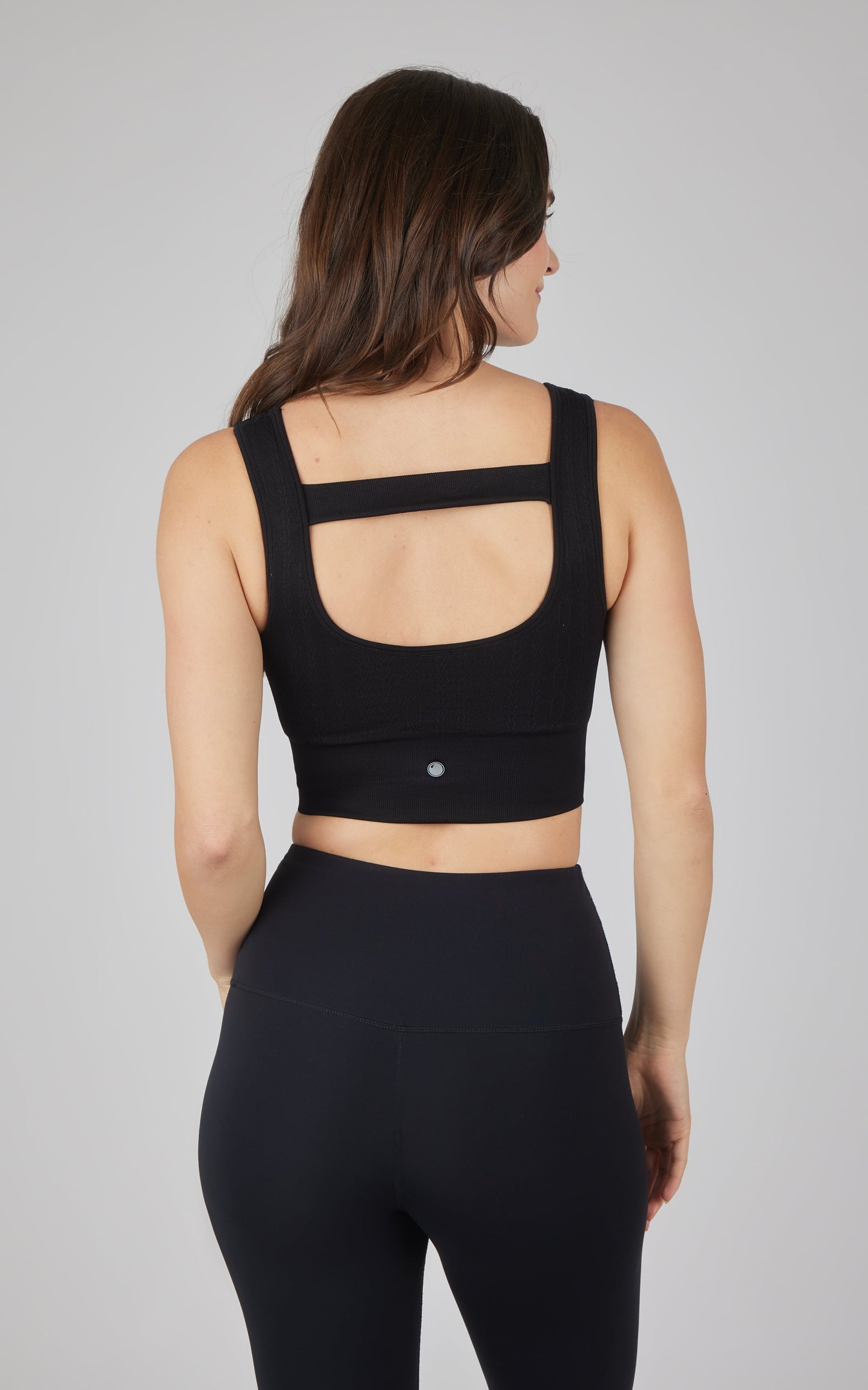 90 Degree by Reflex 2 PK Seamless Cable Knit Texture Bra Top