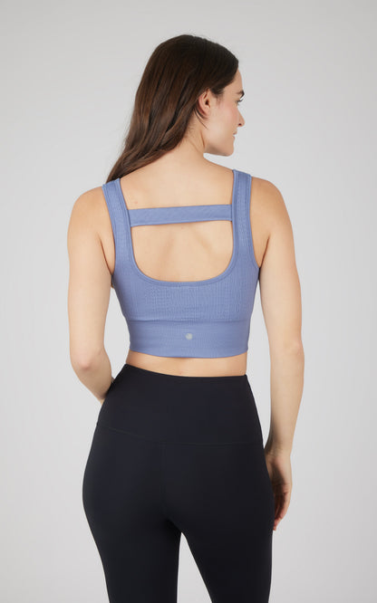 90 Degree by Reflex 2 PK Seamless Cable Knit Texture Bra Top