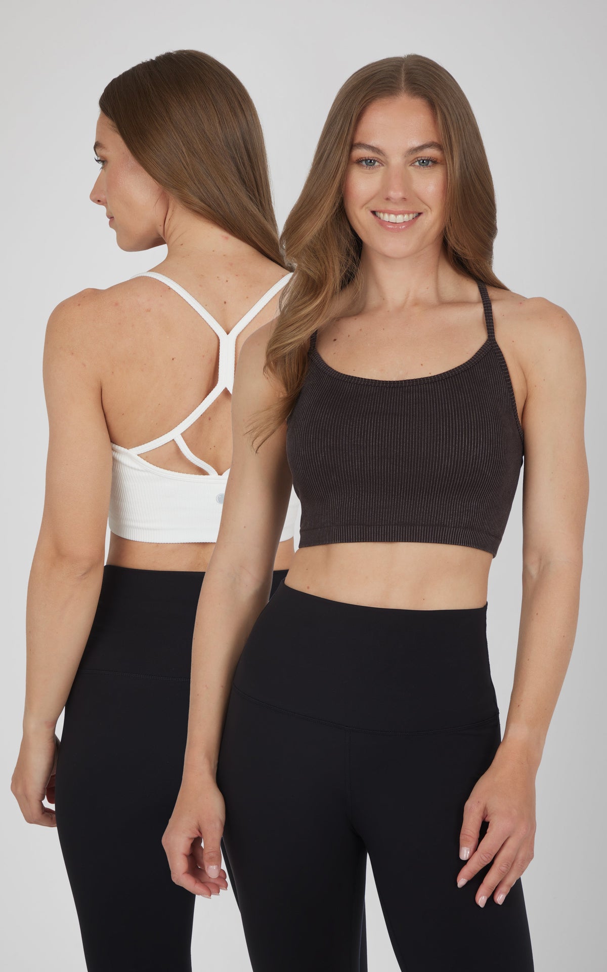 90 Degree by Reflex 2 PK Ribbed Seamless Rosaline Bra