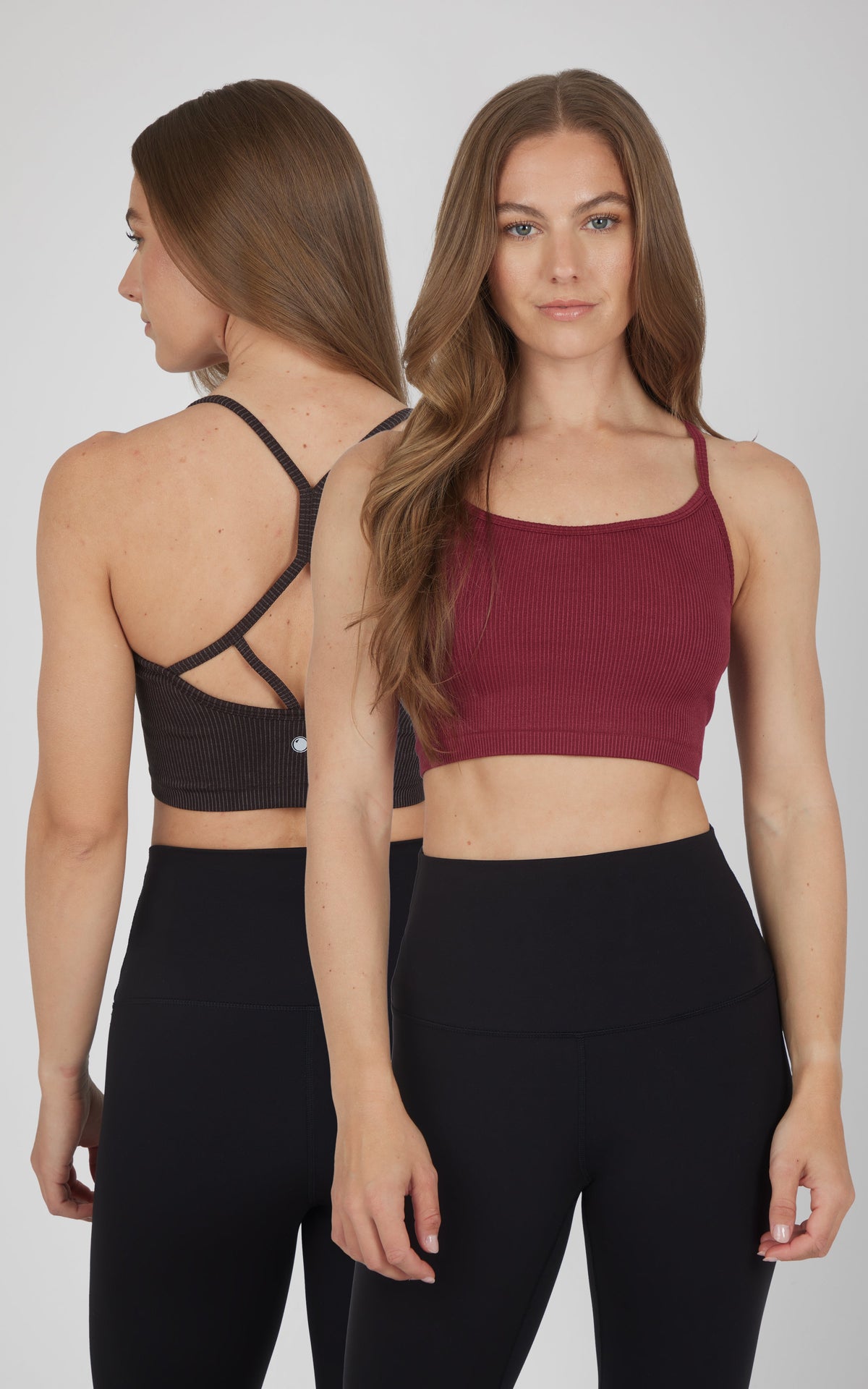 90 Degree by Reflex 2 PK Ribbed Seamless Rosaline Bra