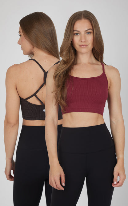90 Degree by Reflex 2 PK Ribbed Seamless Rosaline Bra