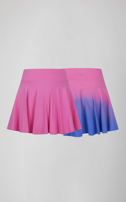 90 Degree by Reflex Girls 2 PK Dip Dye Flare Skort