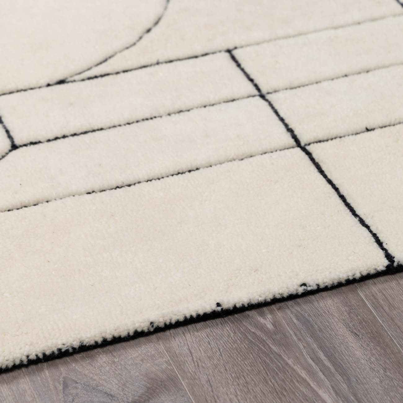 Fusao Rose Cream Area Rug