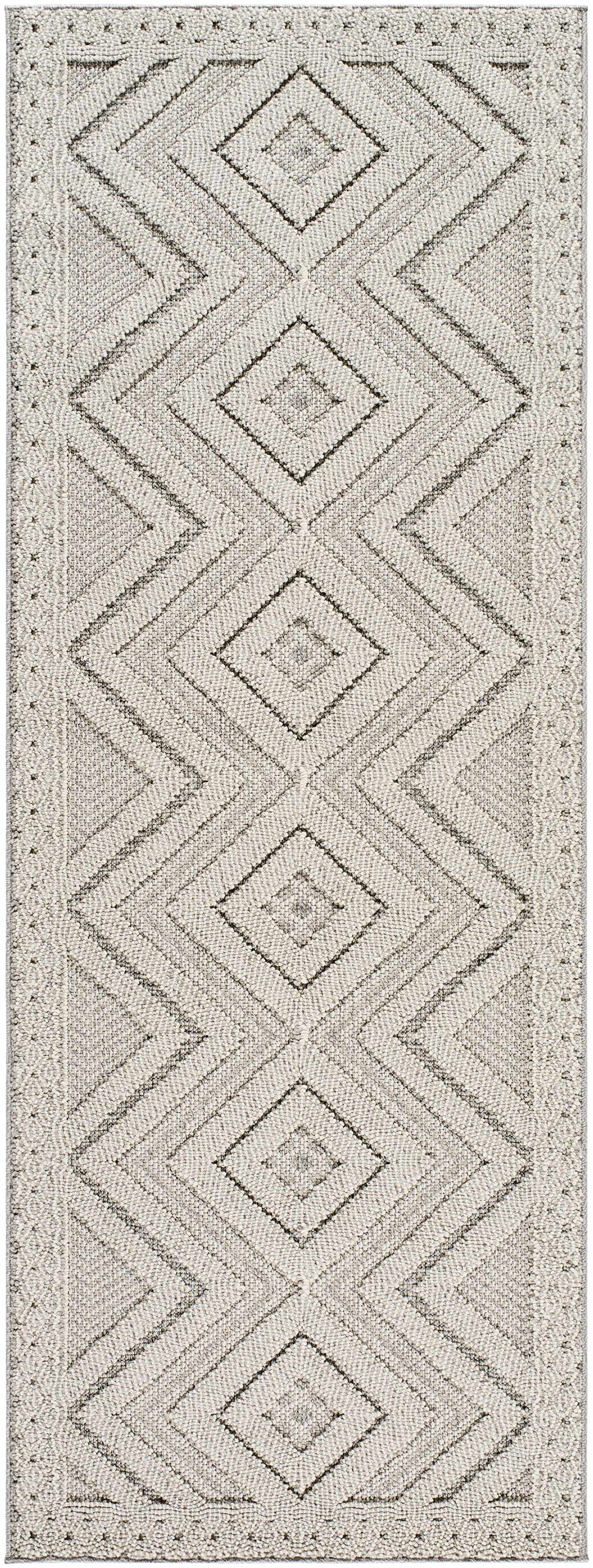 Aimee Natural Gray Outdoor Area Rug - Clearance