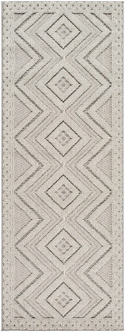 Aimee Natural Gray Outdoor Area Rug - Clearance