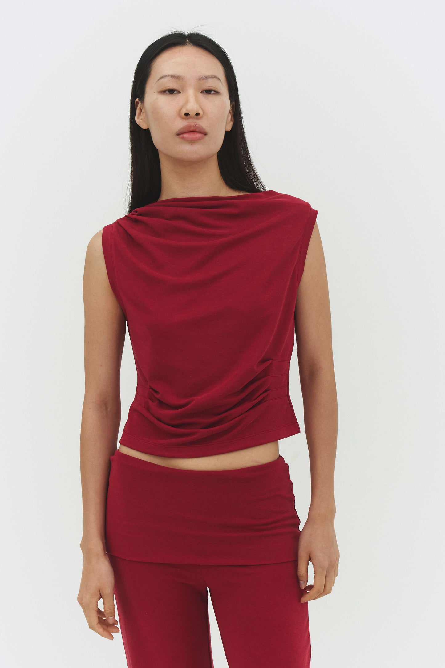 Dasom Tank Top in Raspberry