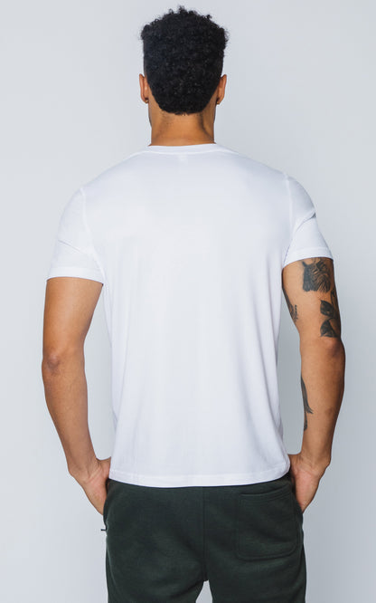 90 Degree by Reflex Men's V-Neck Short Sleeve Shirt