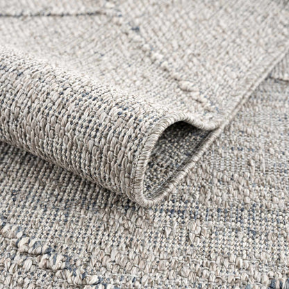 Baqer Taupe & Gray Textured Performance Outdoor Rug - Clearance