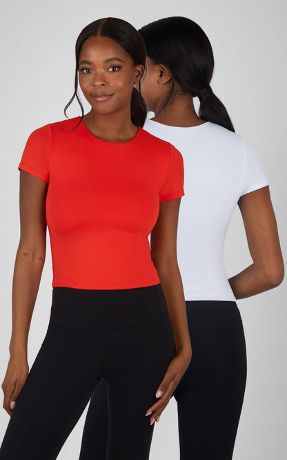 90 Degree by Reflex 2 PK Crew Neck Tee