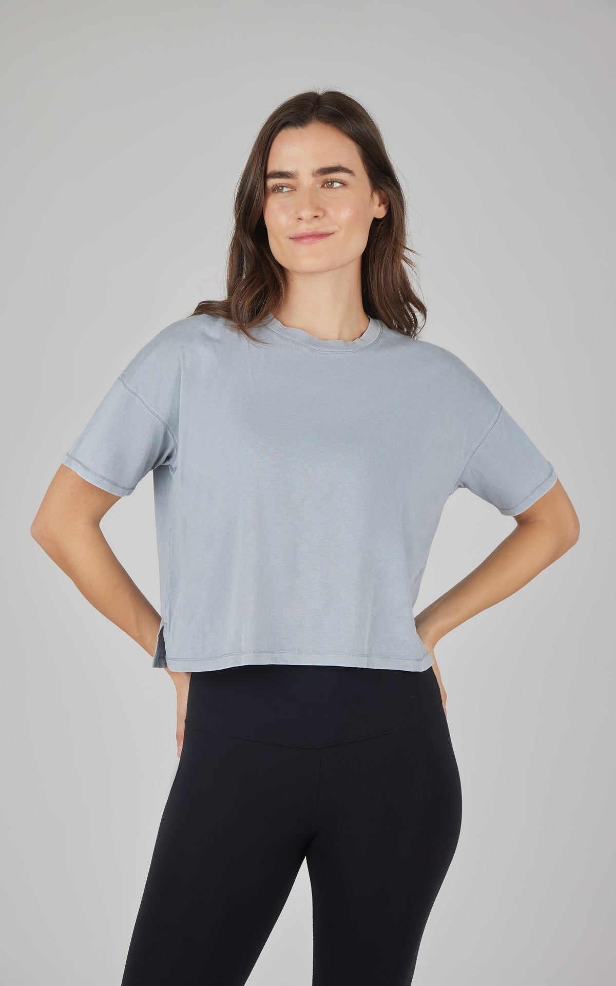 90 Degree by Reflex 2 PK Stone Washed Cotton and Super Soft Tee