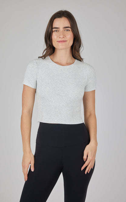 90 Degree by Reflex 2 PK Heavenly Rib Short Sleeve Shirt