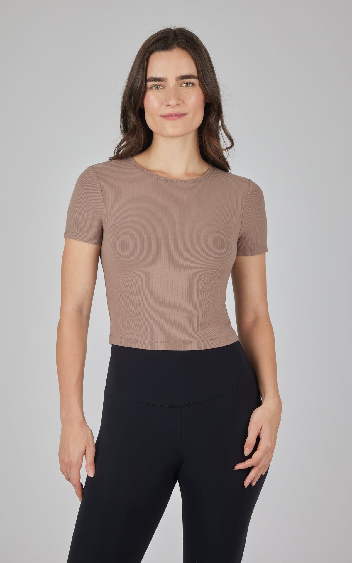 90 Degree by Reflex 2 PK Heavenly Rib Short Sleeve Shirt