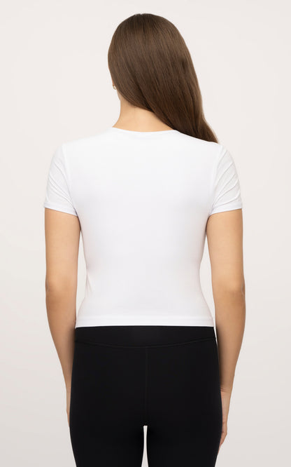 90 Degree by Reflex 2 PK Heavenly Rib Short Sleeve Shirt