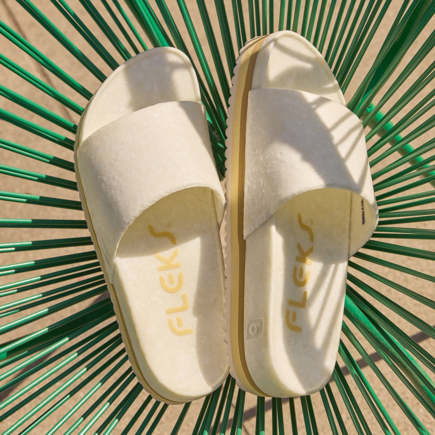 Fleks Unisex East Beach Slide Platform - Chamois