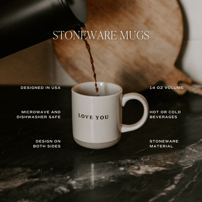 Cross 14 oz Stoneware Coffee Mug