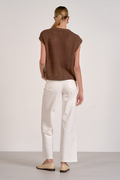 Ayla Sweater Vest Camel
