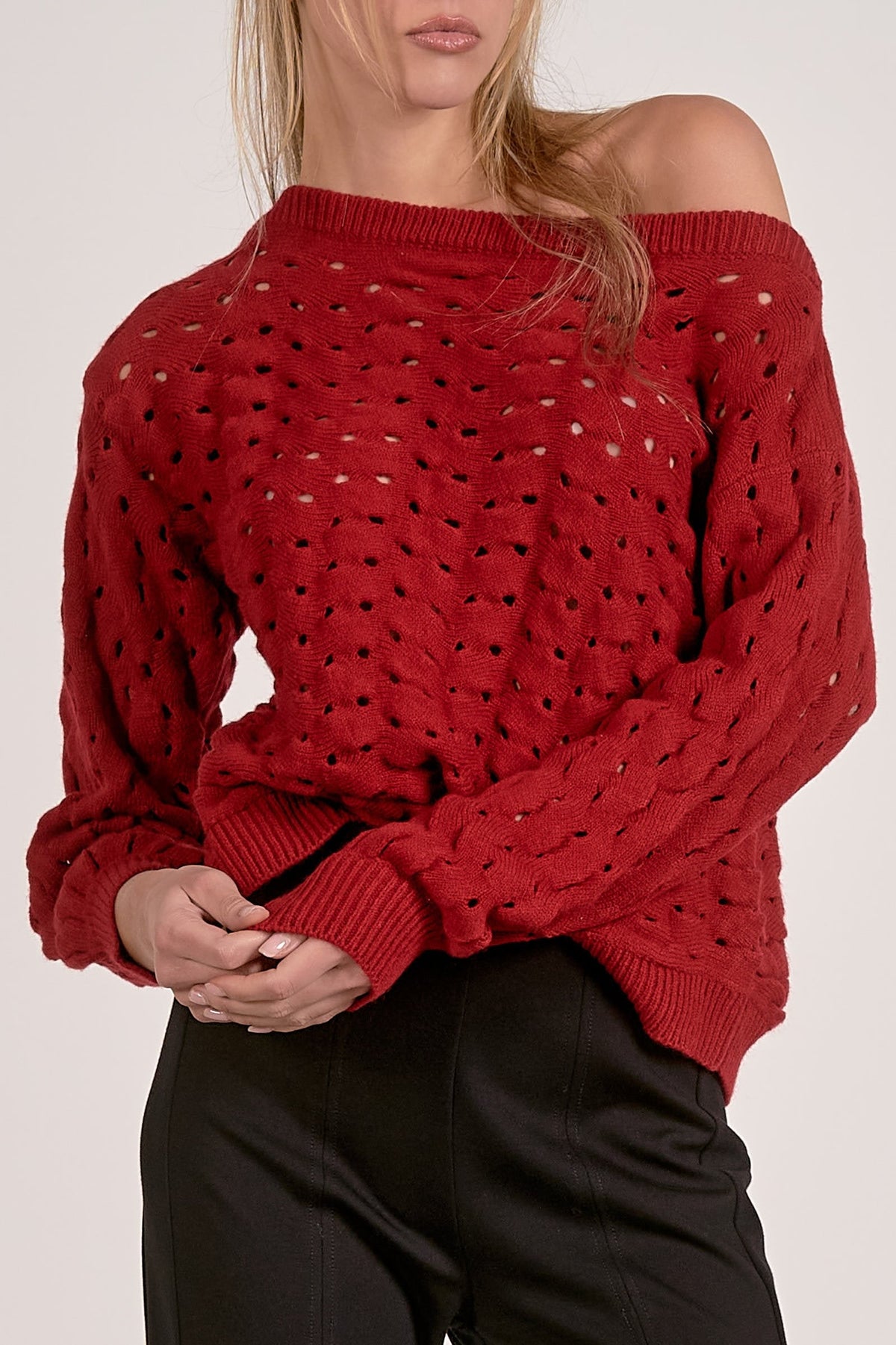 Adrienne Sweater Red