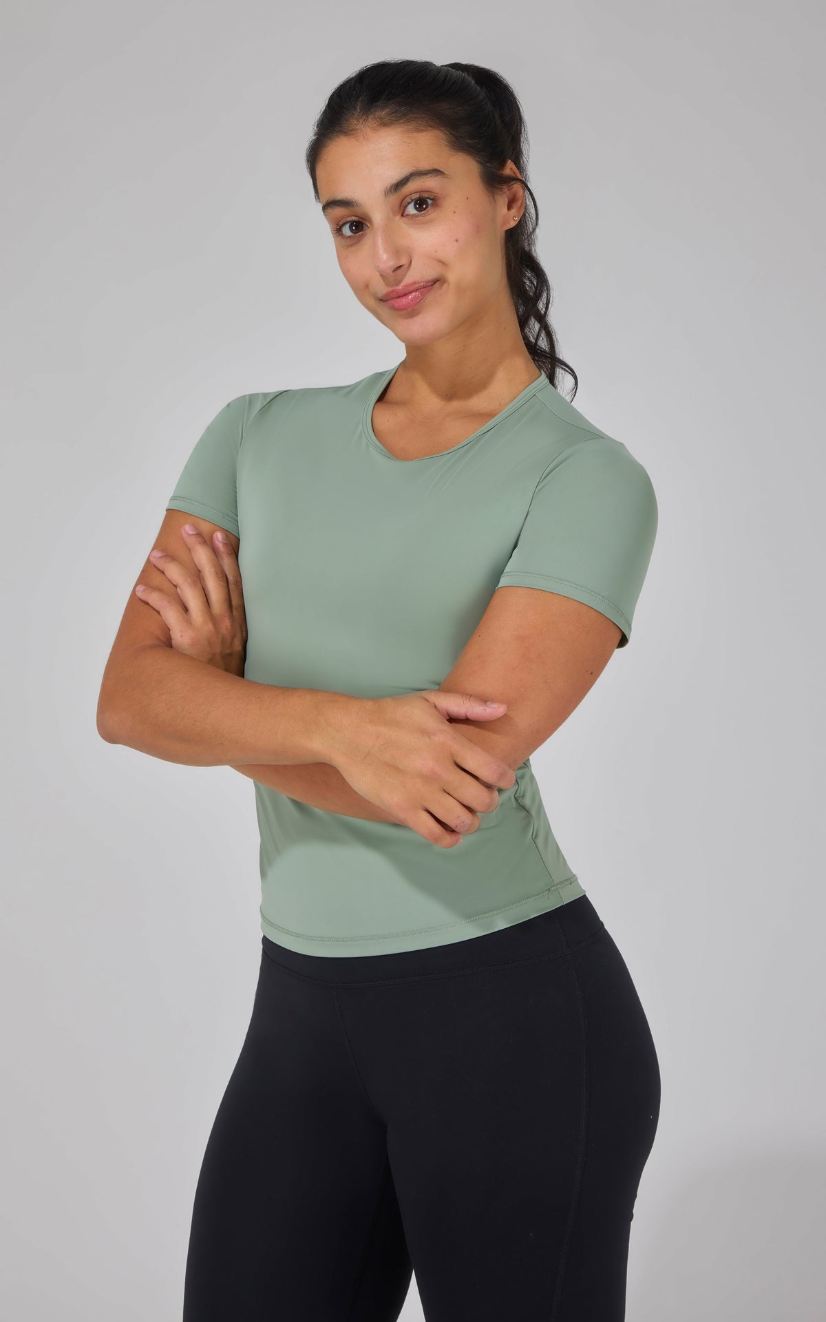 90 Degree by Reflex 2 Pk Air Cloud Jersey Meet and Greet Length Short Sleeve Shirt