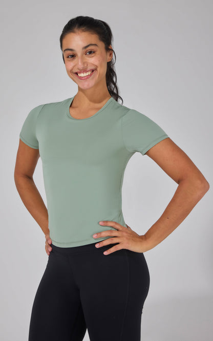 90 Degree by Reflex 2 Pk Air Cloud Jersey Meet and Greet Length Short Sleeve Shirt