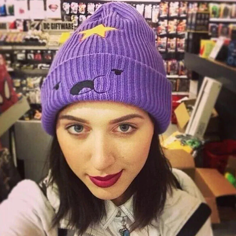 Embroidered Woolen Winter Pullover Hat