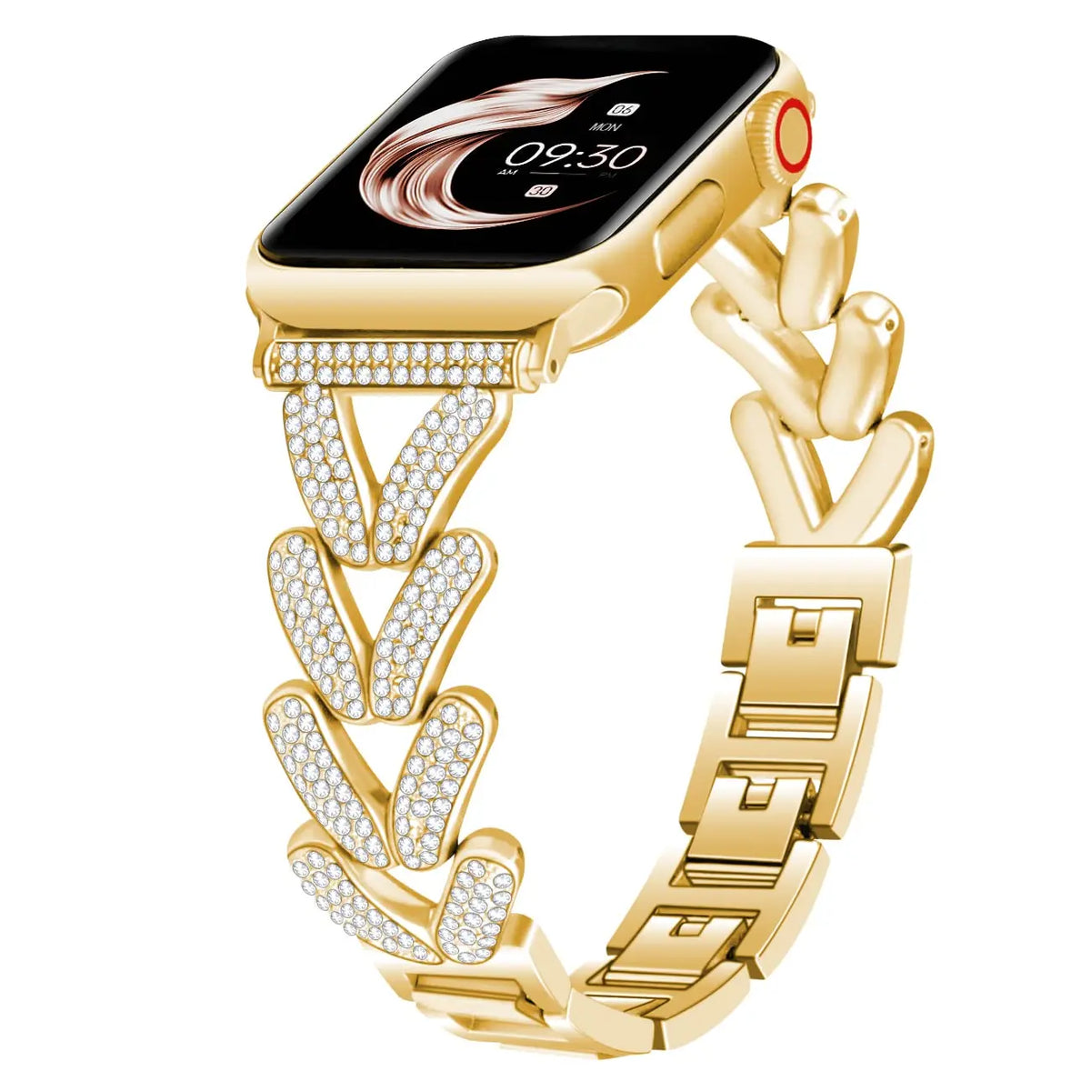 Apple Watch Stainless Steel Band - Sparkly Crystal Design