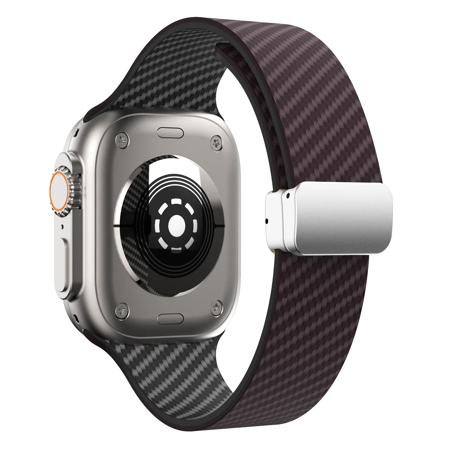 Apple Watch Silicone Strap - Magnetic Buckle, Durable Design