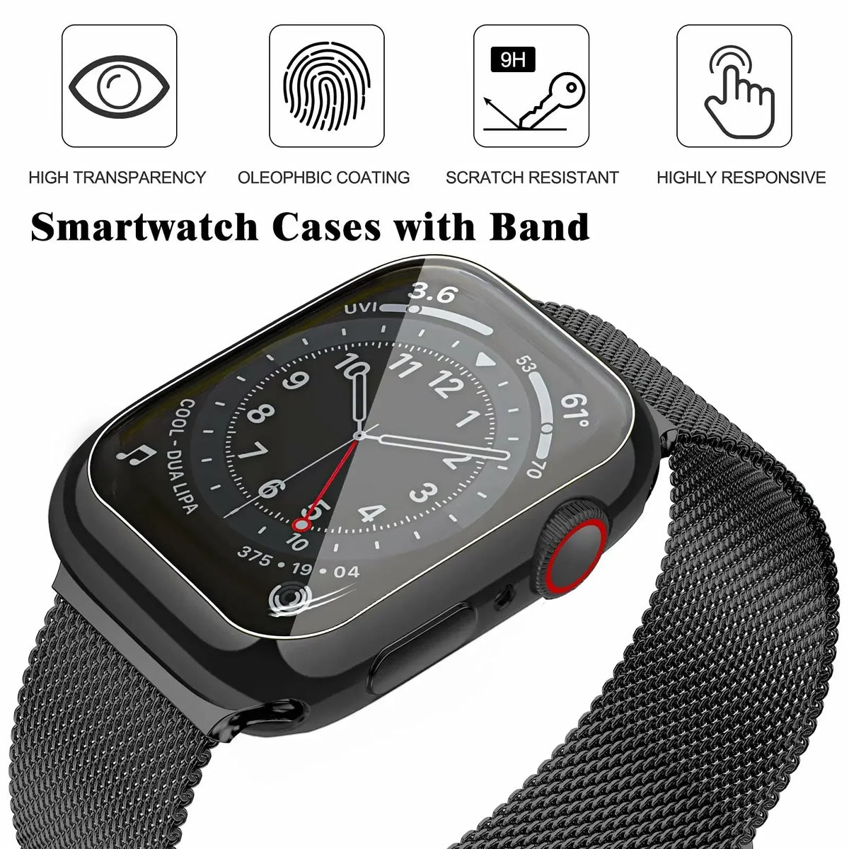 Apple Watch Milanese Loop Band - Premium Stainless Steel, Sleek