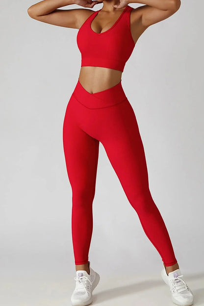 3-Piece Seamless Yoga Set – Jacket, Bra & Leggings