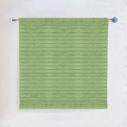 Elegant Comfort 1-Piece Premium Turkish Cotton Corduroy Stripe Jumbo Towel, 35x 70 inch
