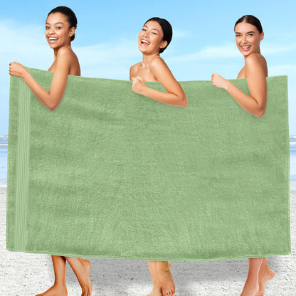 Elegant Comfort 1 Piece Premium Turkish Cotton Oversized Bath Sheet Towel 40 x 80 Inch