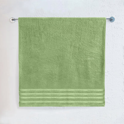 Elegant Comfort 1-Piece Premium Turkish Cotton 4 Lines Stripe Jumbo Towel, 35x 70 inch