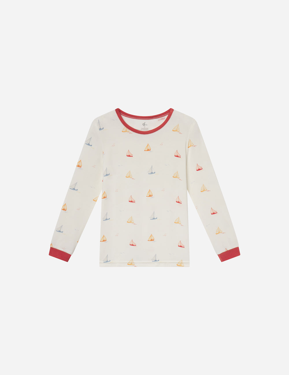 Elevated Faith Sailboat Bamboo Kids Pajama Set