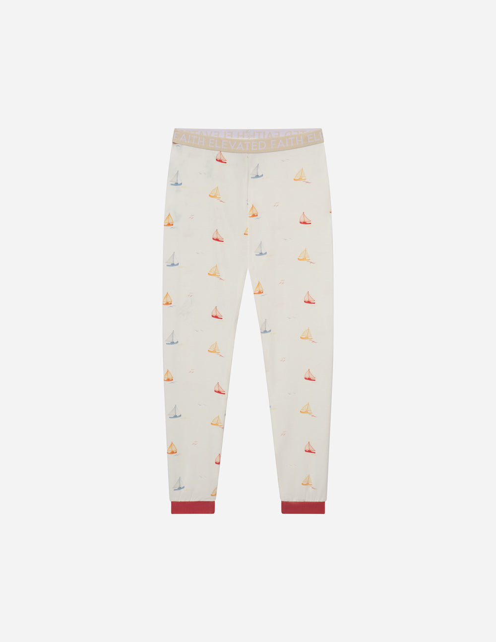 Elevated Faith Sailboat Bamboo Kids Pajama Set