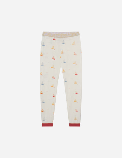 Elevated Faith Sailboat Bamboo Kids Pajama Set