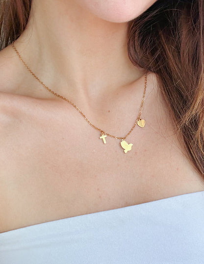 Elevated Faith Salvation Charm Necklace