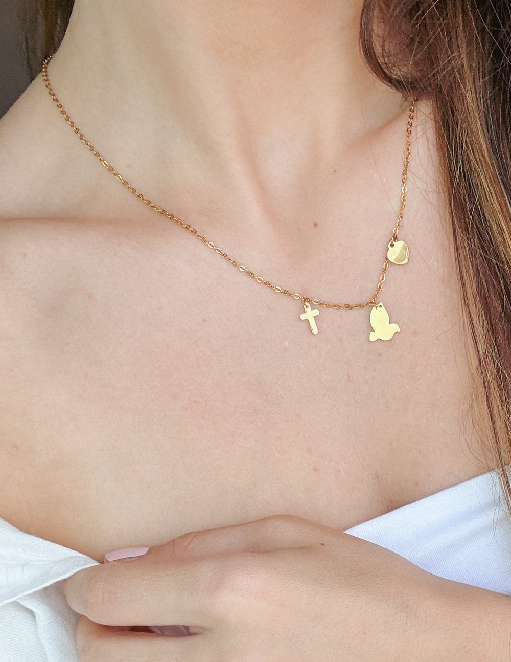 Elevated Faith Salvation Charm Necklace