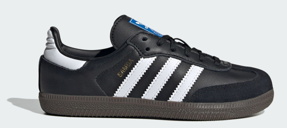adidas Preschool Samba Og 'Core Black Cloud White Gum' Sneakers