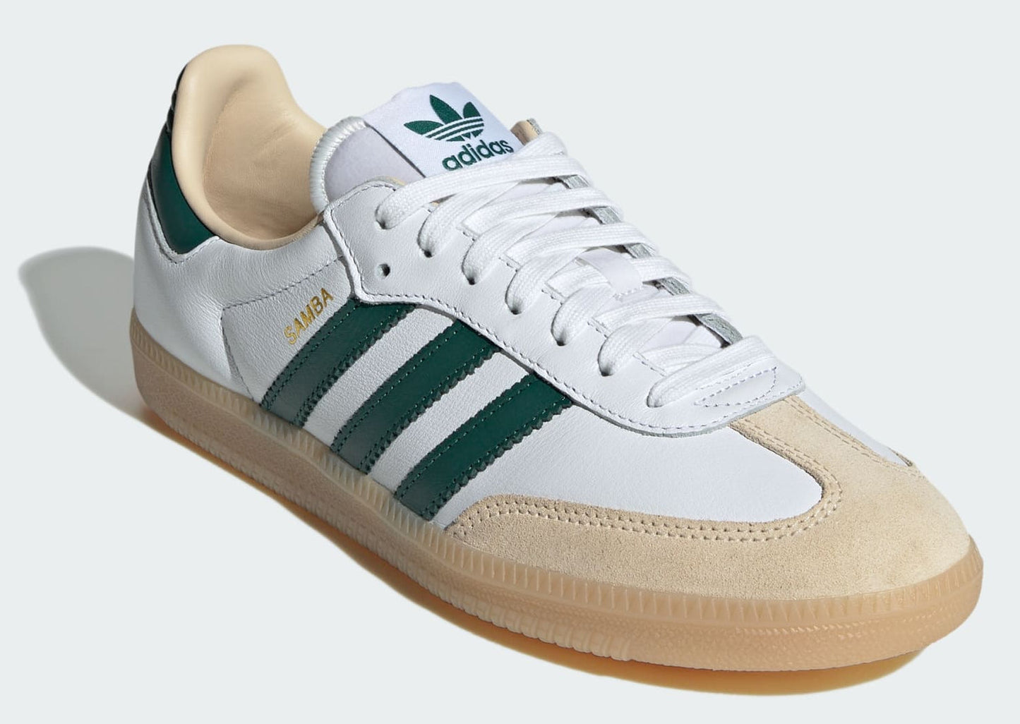 adidas Men's Samba Og 'Cloud White Collegiate Green Gum'