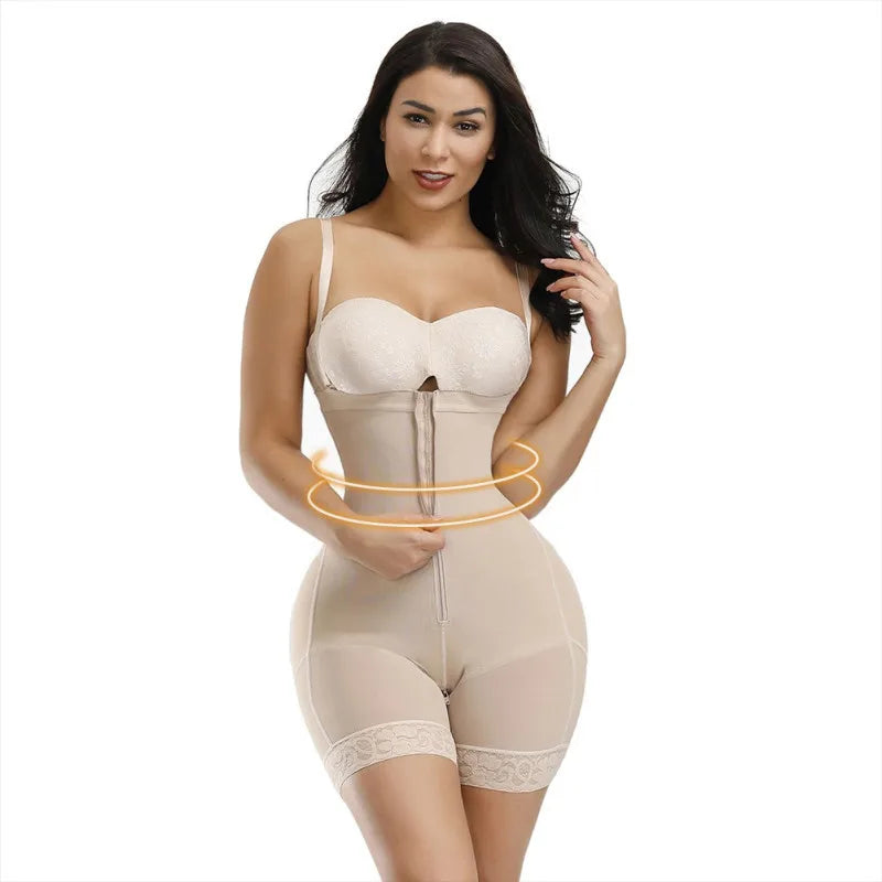 Straps Full Body Shaper Tummy Slimming Postpartum Stage 3 Girdle Push Up Butt Lifter Shapewear
