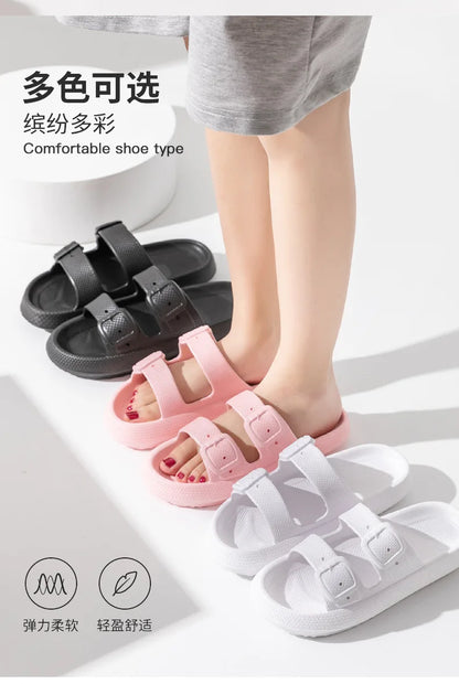 Comwarm New Women's Platform Slippers Outdoor Women's Sandals With Adjustable Buckle Summer Eva Soft Light Women Beach Slippers 2026