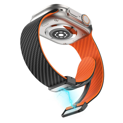 Apple Watch Silicone Strap - Magnetic Buckle, Durable Design