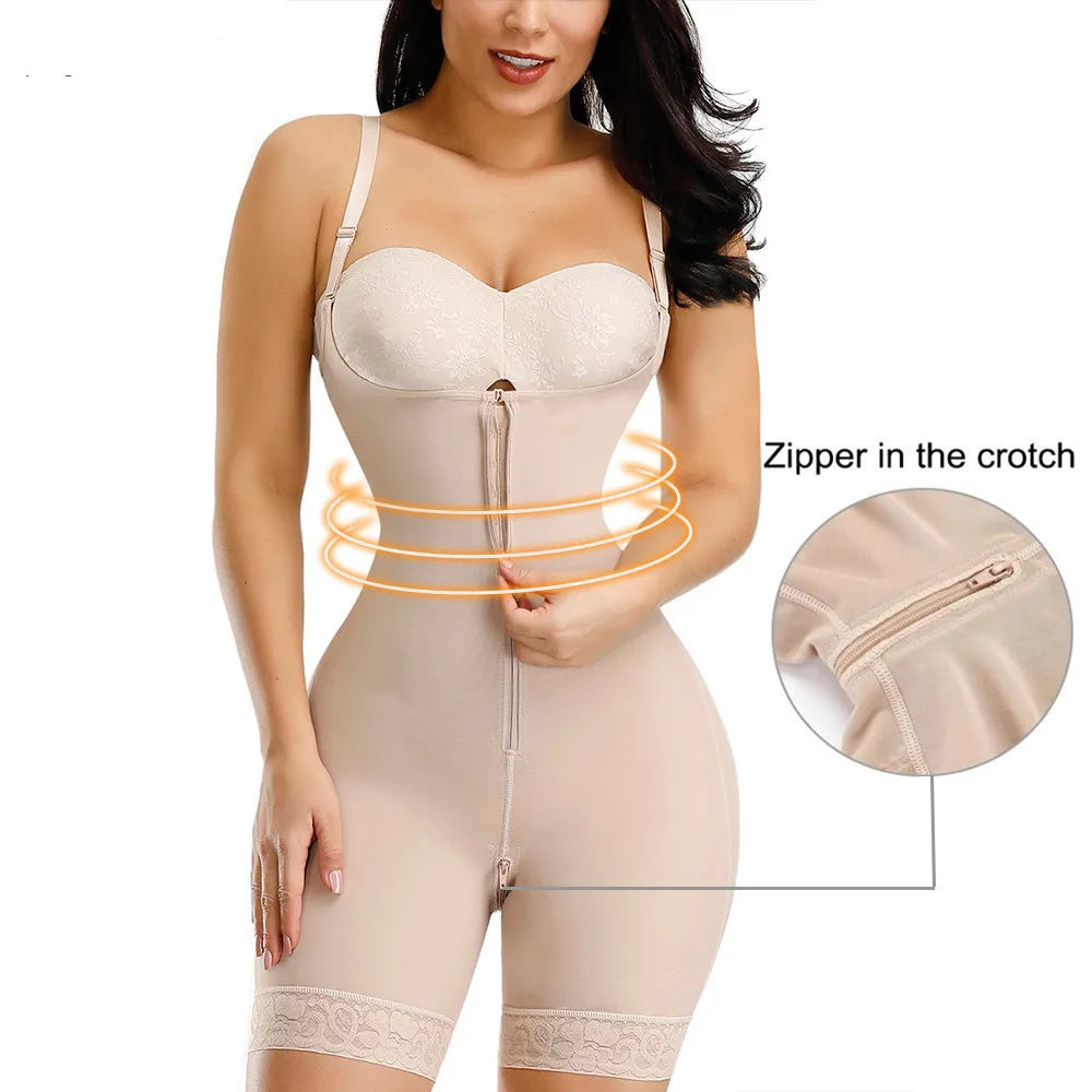 Straps Full Body Shaper Tummy Slimming Postpartum Stage 3 Girdle Push Up Butt Lifter Shapewear
