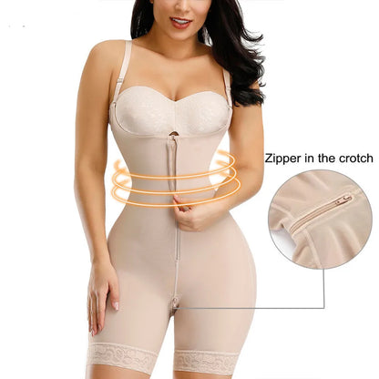 Straps Full Body Shaper Tummy Slimming Postpartum Stage 3 Girdle Push Up Butt Lifter Shapewear