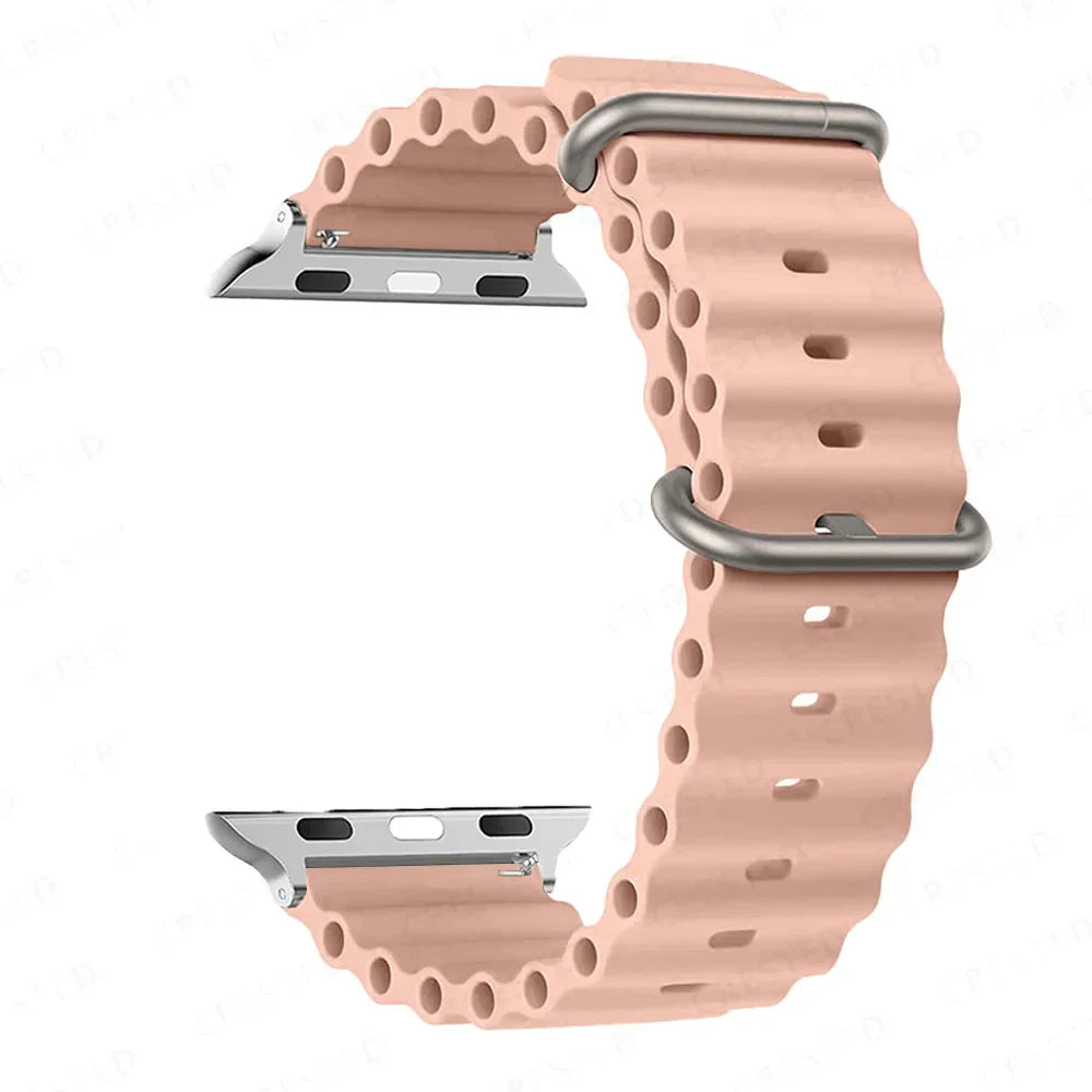 Apple Watch Silicone Strap - Soft Waterproof and Breathable