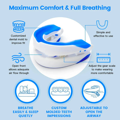 Anti-Snoring & Bruxism Mouth Guard – Sleeping Aid for Teeth Grinding