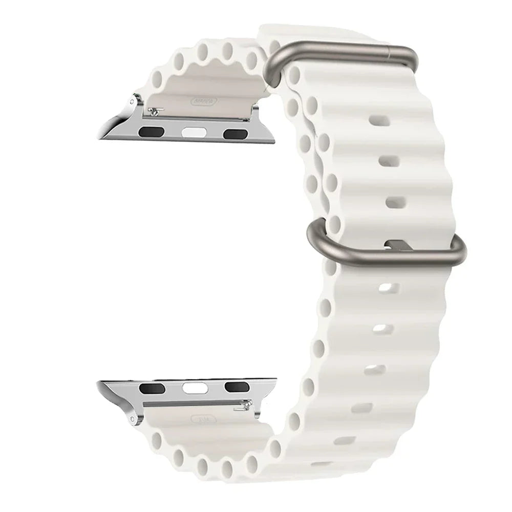 Apple Watch Silicone Strap - Soft Waterproof and Breathable