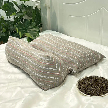 Cervical Protection Buckwheat Pillow – Ergonomic Neck Support